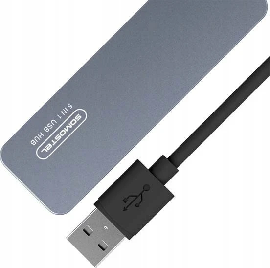HUB USB Canyon ADAPTER HOST USB-C SOMOSTEL SMS-BZ09 DEX PD 60W 1XTYP-C 1XUSB 3.0 3XUSB 2.0>