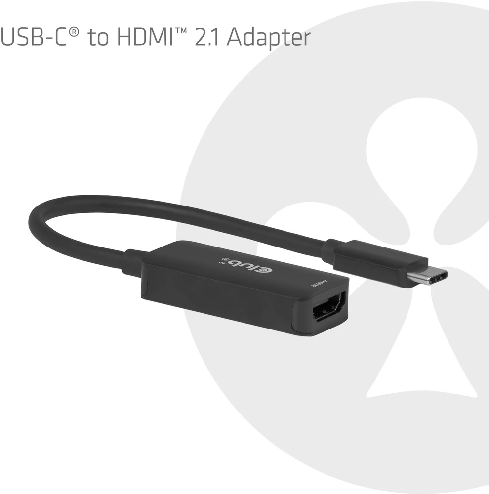 Adapteris USB Club 3D CAC-2505 USB-C - HDMI Juodas (CAC-2505)