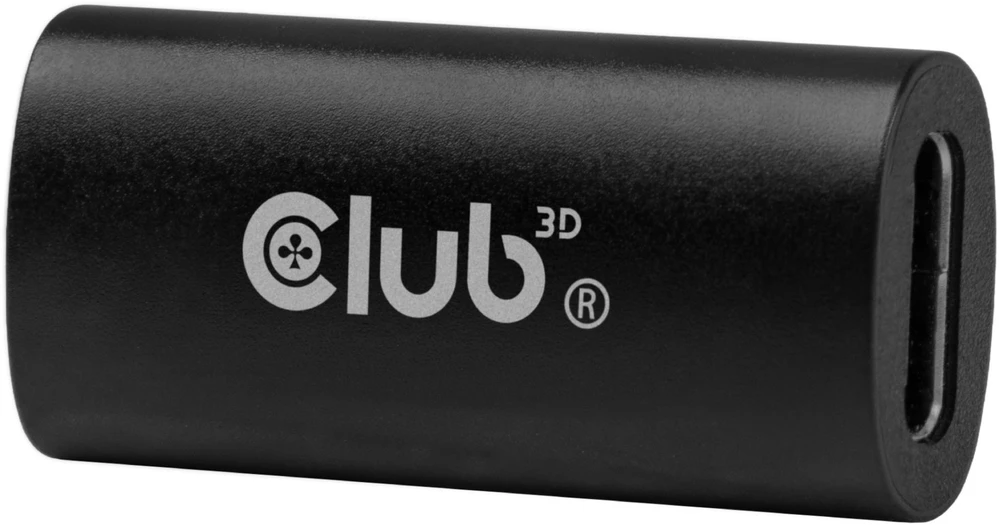 Adapteris USB Club 3D CLUB3D kabelis USB USB4 Gen 3x2 USB C 40 Gbit/s 240 W juoda (CAC-2507)
