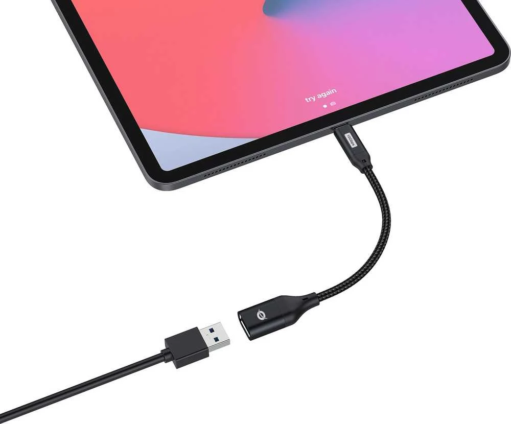 Adapteris USB Conceptronic USB-A - USB-C Juodas (ABBY18B)