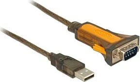 DeLOCK Adapteris USB 2.0 > 1 x Serial RS-232 - erweiterter Temperaturbereich - Serieller Adapteris