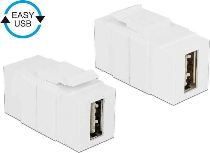 Adapteris USB Delock Baltas (86353)