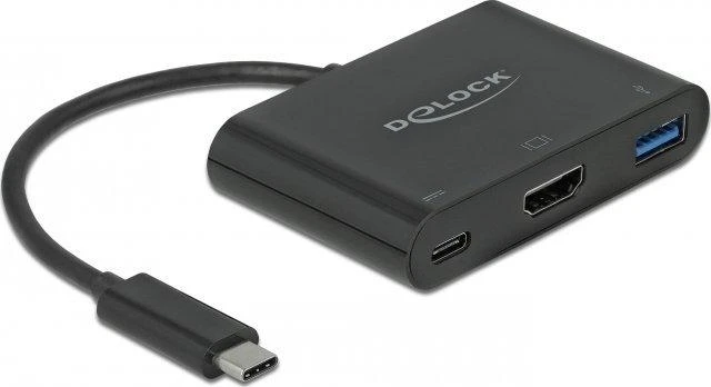 DeLock 64091 USB Type-C keitiklis USB 3.2 G1 Type C kištuku HDMI / USB / Type C