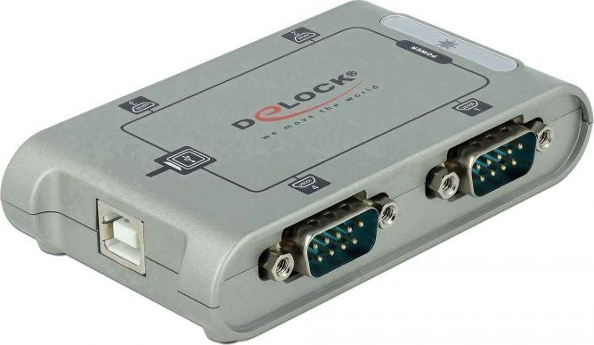 Delock USB 2.0–4 x nuoseklusis adapteris