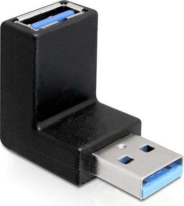 Delock USB-A - USB-A adapteris, juodas (65339)