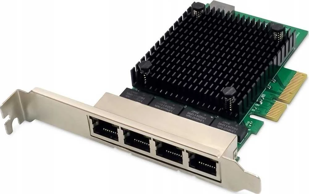 Digitus DN-10136 4-Port RJ45 RTL8125B, 2.5 GBits Server NIC