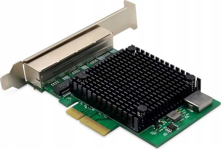 Digitus DN-10136 4-Port RJ45 RTL8125B, 2.5 GBits Server NIC