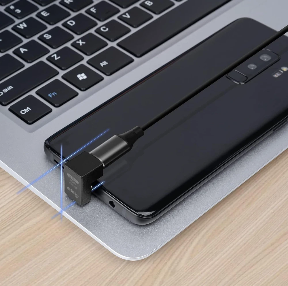Adapteris USB Equip 133476 USB-C - USB-C Juodas (133476)