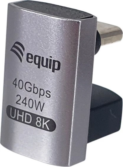 Adapteris USB Equip 133477 USB-C - USB-C Sidabrinė (133477)