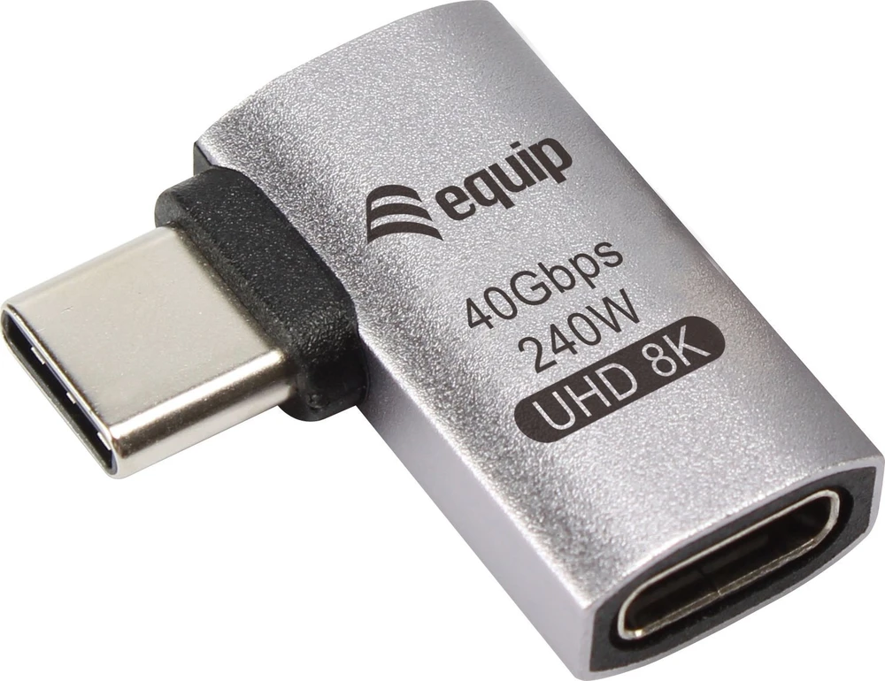 Adapteris USB Equip 133478 USB-C - USB-C Sidabrinė (133478)