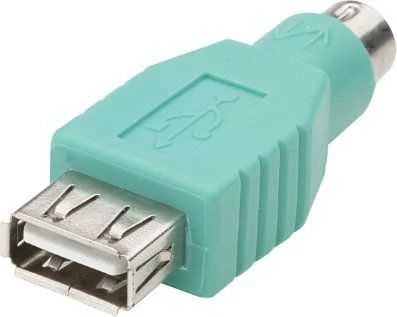 USB į PS/2 adapteris, žalias korpusas