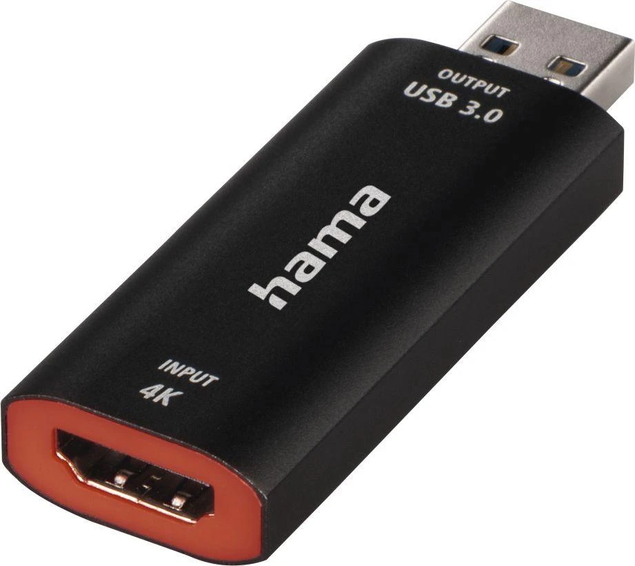 Hama Video Recording Stick USB kištukas - HDMI lizdas 4K