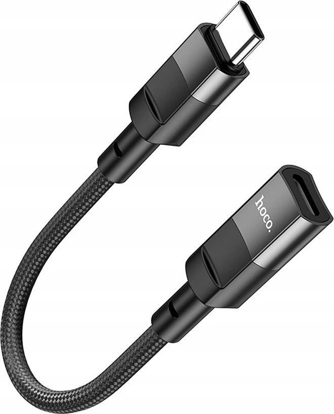 Adapteris OTG USB C į Lightning Hoco 3A 0,1 m U107 juodas