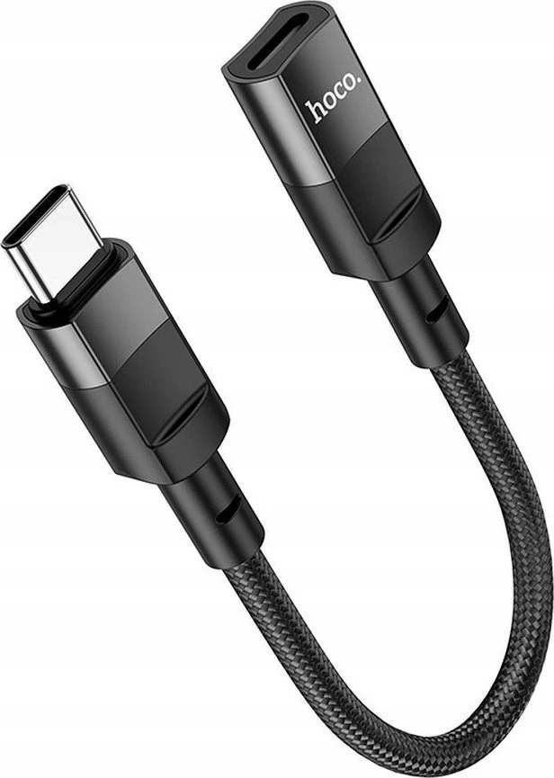 Adapteris OTG USB C į Lightning Hoco 3A 0,1 m U107 juodas
