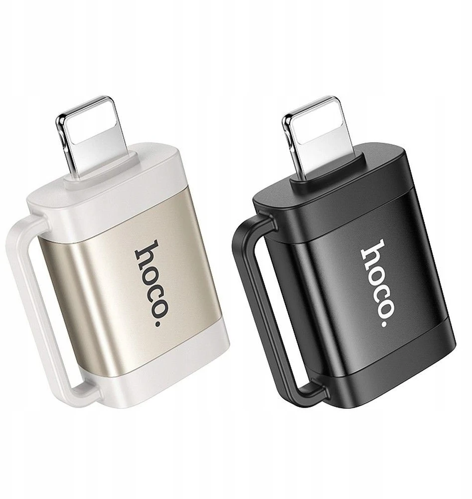 Adapteris OTG Lightning to USB A Hoco UA31A juodas