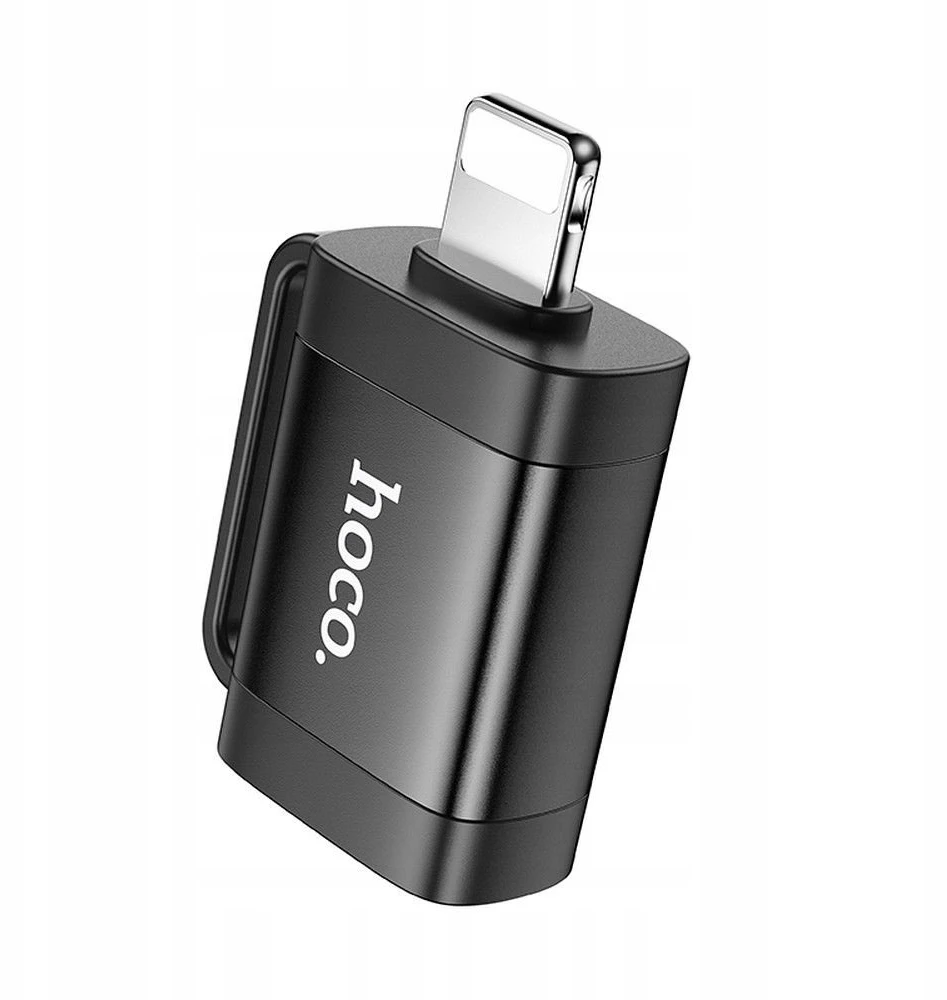 Adapteris OTG Lightning to USB A Hoco UA31A juodas