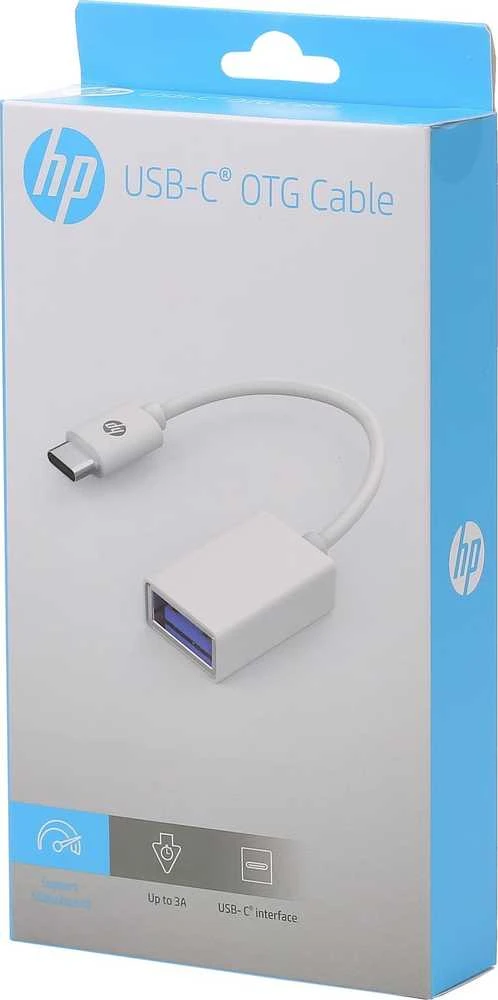 HP USB-C į USB-A OTG adapteris pakuotėje