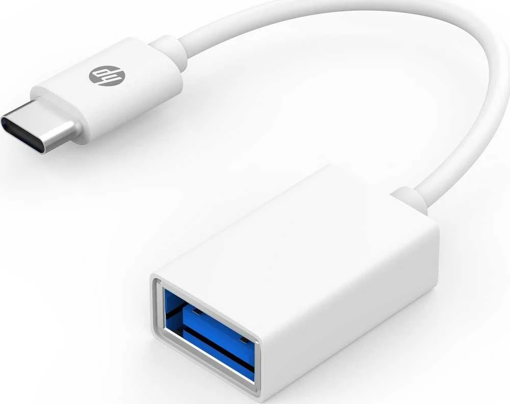 HP USB-C į USB-A adapteris, baltas