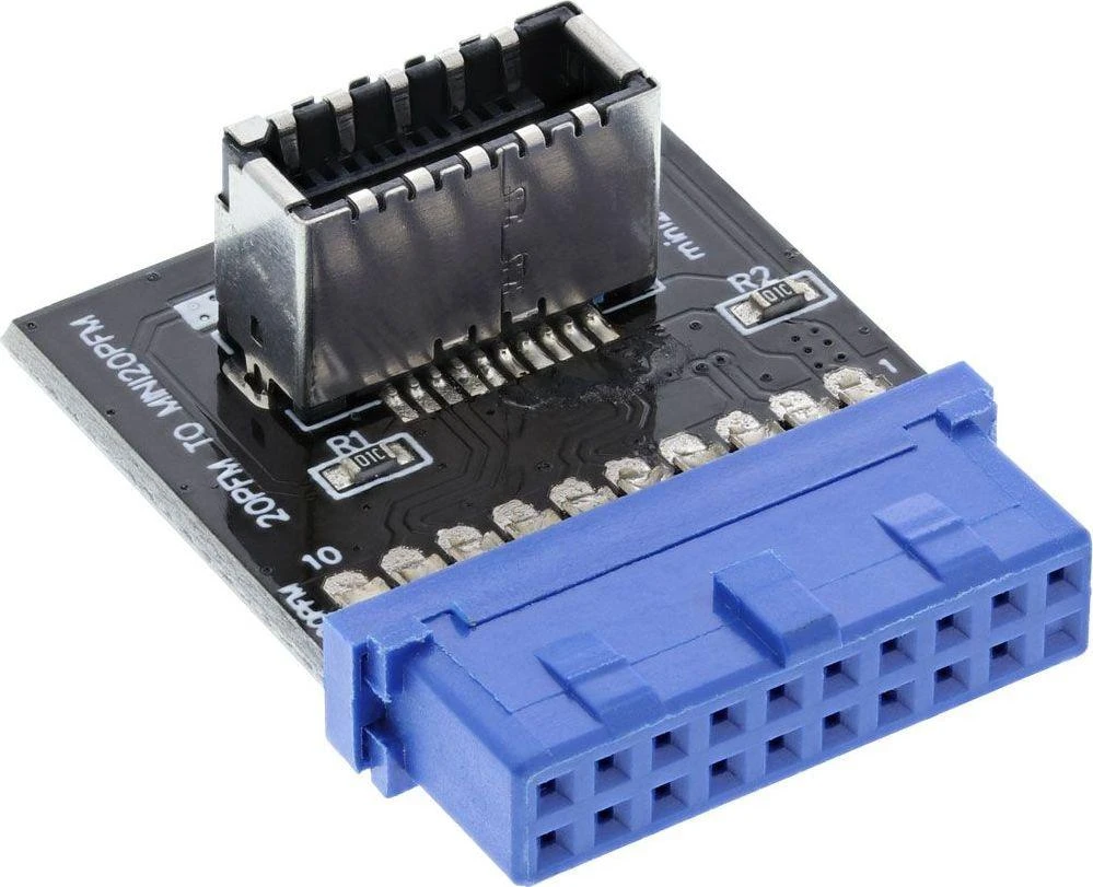Inline Integruotas adapteris iš USB 3.0 į USB 3.1, vidinis