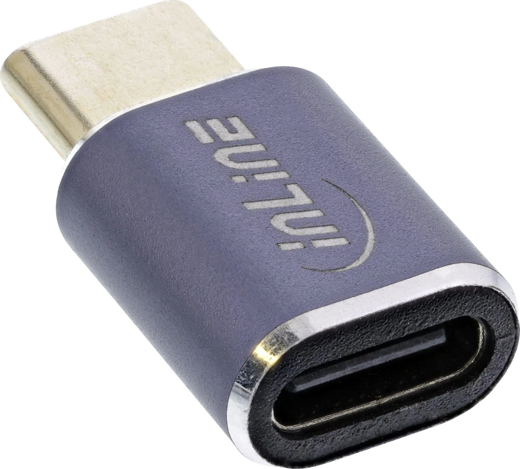 Adapteris USB InLine USB-C - USB-C Juoda (35900A)