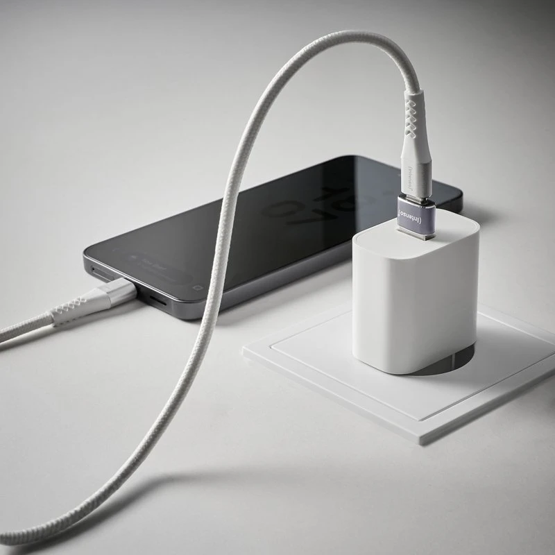 Adapteris USB Intenso 7600913 USB-A - USB-C | USB-C - MicroUSB Sidabrinė (7600913)