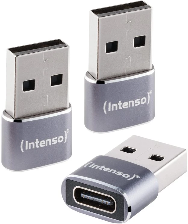 Pilka Intenso USB-A – USB-C adapteris (7600113)