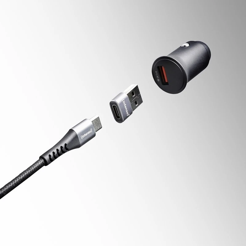 Pilka Intenso USB-A – USB-C adapteris (7600113)