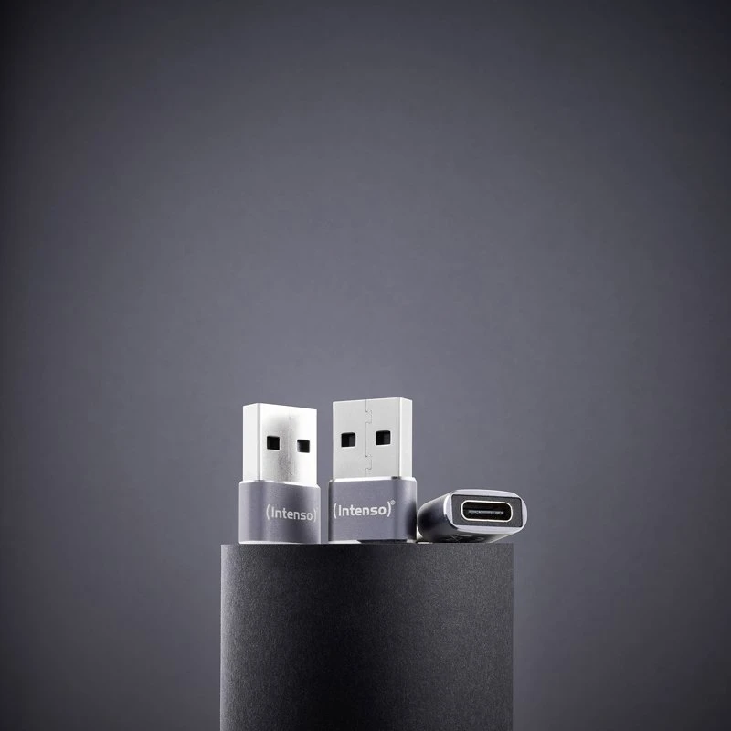 Pilka Intenso USB-A – USB-C adapteris (7600113)