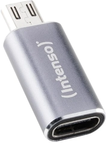 USB adapteriai Intenso USB-C – MicroUSB Pilka (7600213)