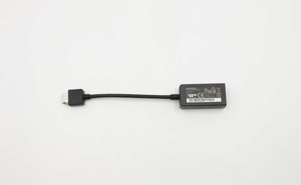 Adapteris USB Lenovo 01YU028 USB-A - RJ-45 Juodas (FRU01YU028)