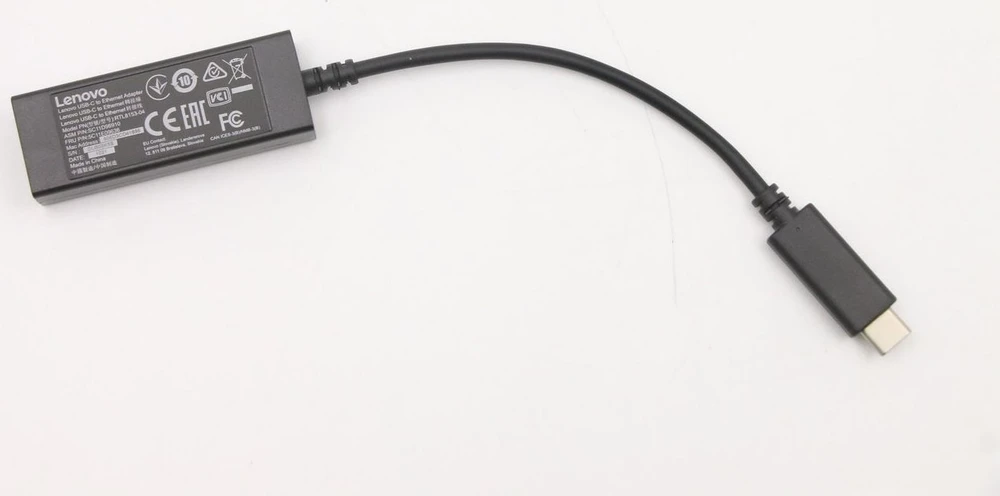 Adapteris USB Lenovo USB-C - RJ-45 Juodas (5C11E09636)
