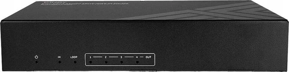 HDBaseT Skirstytuvas - LINDY Cat.6 HDMI 4K60 HDBaseT Skirstytuvas 4 Prievadai su PoC 100 m