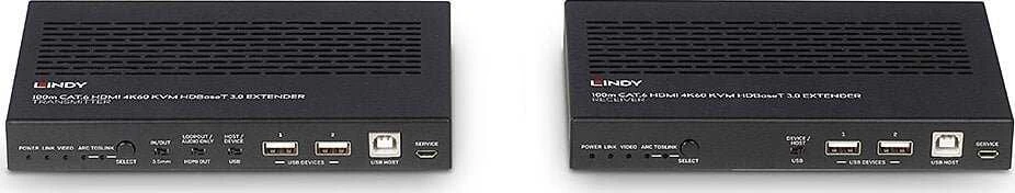 AV Ilgintuvas - LINDY Cat.6A HDMI 4K60 HDBaseT 3.0 KVM Ilgintuvas 100 m