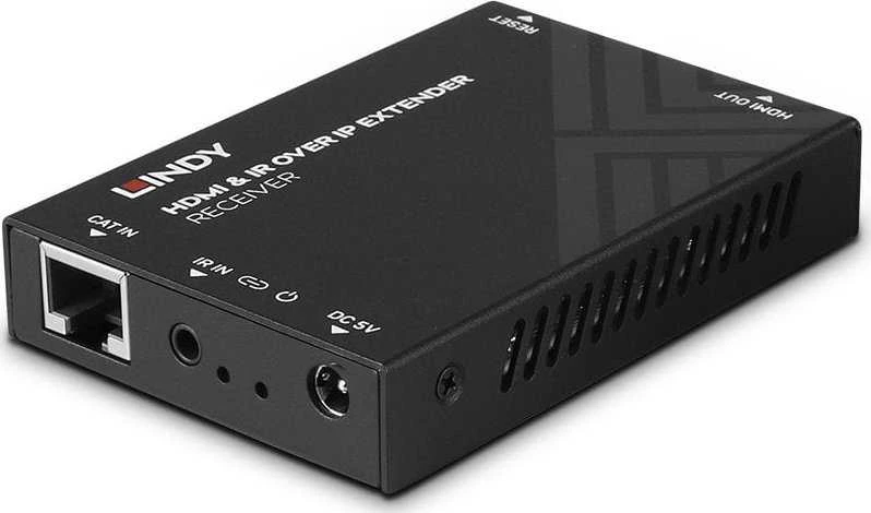 AV Ilgintuvas - LINDY HDMI ir IR per IP Imtuvas 1920x1080@60Hz 150m Cat.5e/6