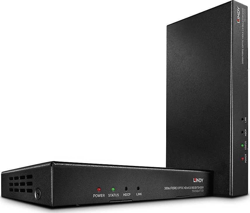 HDMI Ilgintuvas - LINDY 300m/1000m Šviesolaidinis HDMI 4K60, IR, RS232, Garsui