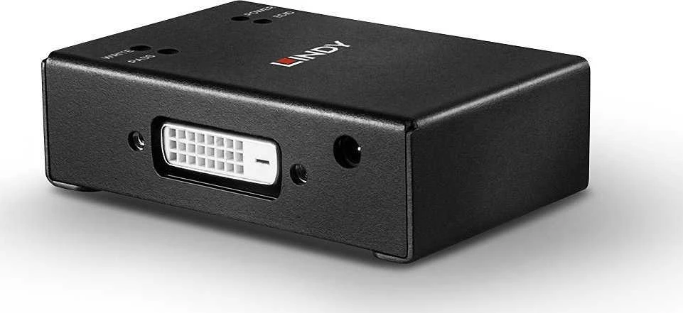 AV Įrašymo Įrenginys - LINDY HDMI VGA DVI EDID Įrašymo ir Klonavimo Įrenginys, 3840x2160@60Hz, 18Gbps, Juodas