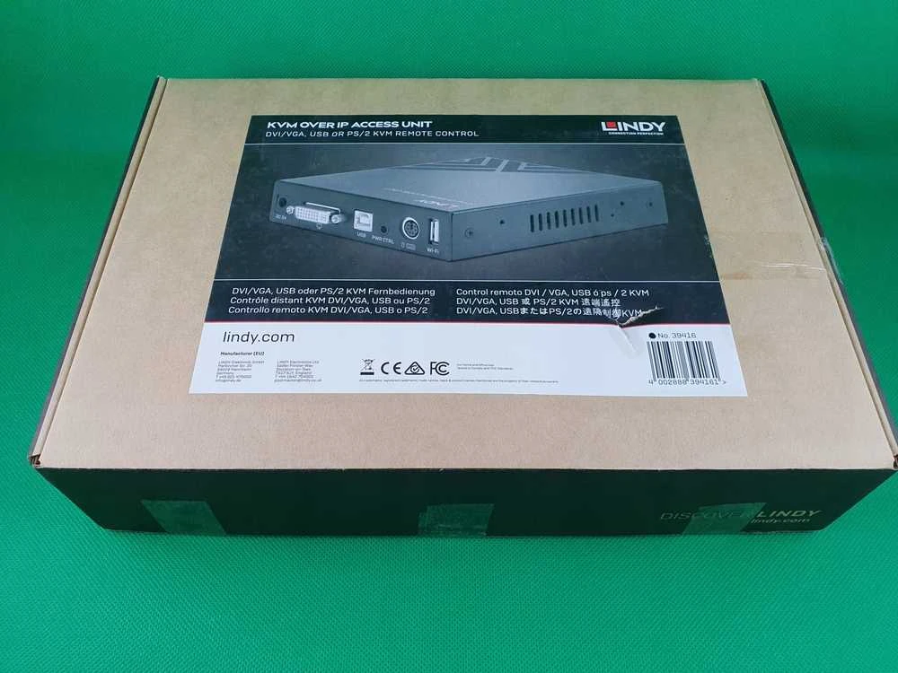 KVM Jungiklis - LINDY DVI-I USB PS/2 Prieiga 1920x1200 Tinklo Valdymas