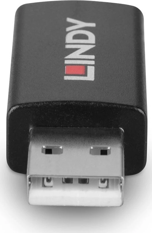 USB Adapteris - LINDY USB 2.0 Type A į A Duomenų Blokatorius, M/F, Juodas
