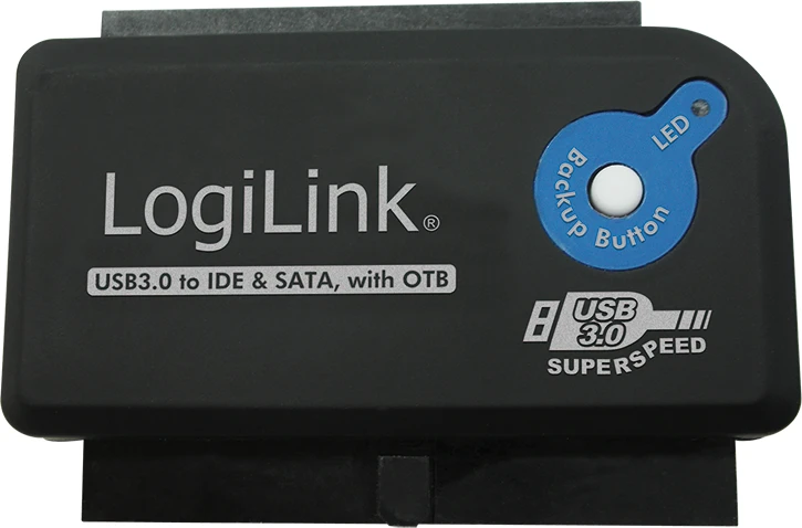 LOGILINK AU0028A LOGILINK – USB 3.0 į IDE ir SATA adapteris su OTB