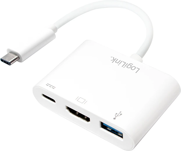 LOGILINK UA0258 LOGILINK – USB-C 3.1 į HDMI kelių prievadų adapteris su PD