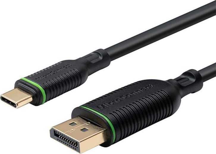 Kabelis USB MicroConnect USB-C - DisplayPort 2 m Juodas (MC-USBCDP2)