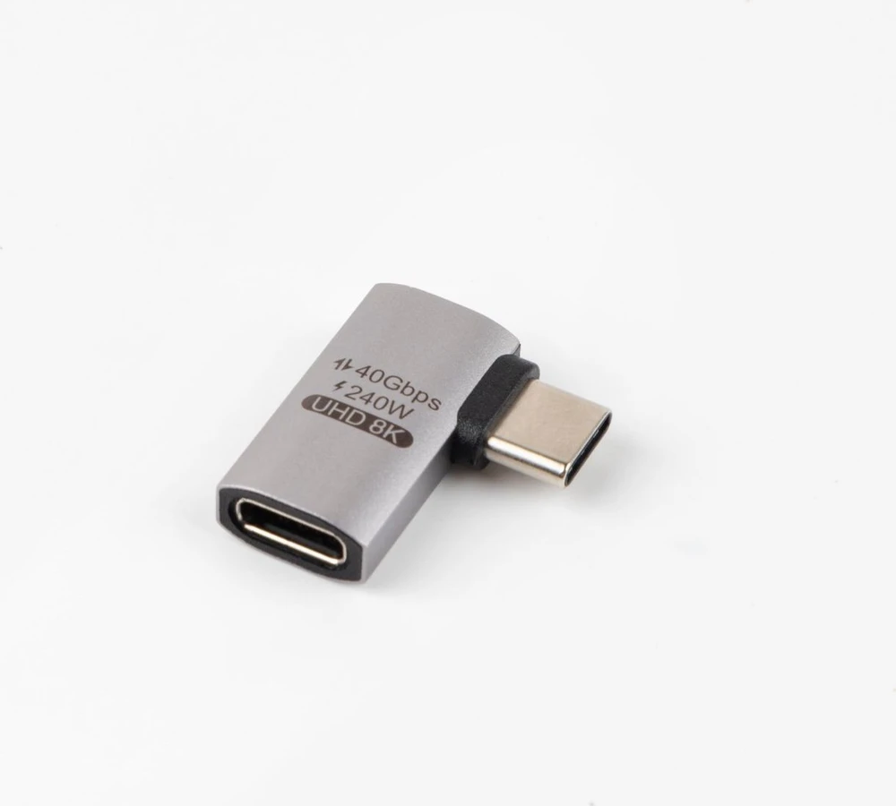 Adapteris USB MicroConnect USB-C - USB-C Sidabrinė (Premium USB4 Gen 3x2 USB-C)