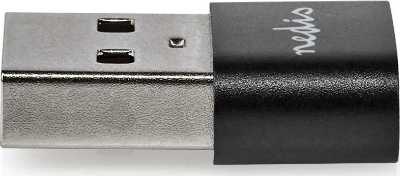 Adapteris USB Nedis CCGB60920BK USB-A - USB-C Juodas (CCGB60920BK)