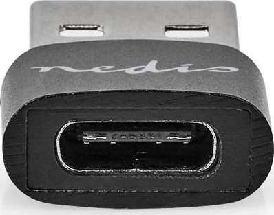 Adapteris USB Nedis CCGB60920BK USB-A - USB-C Juodas (CCGB60920BK)