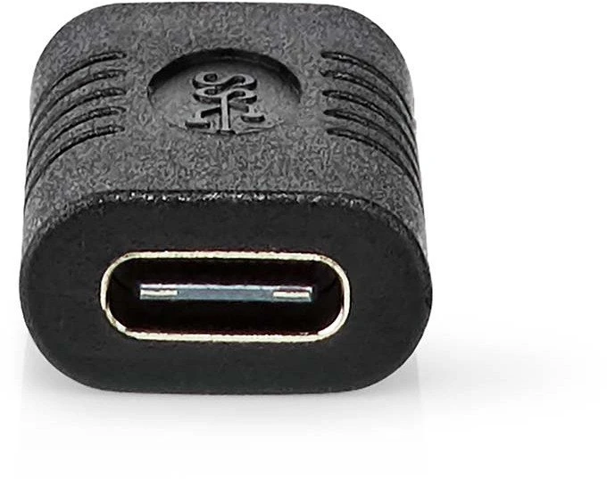 Adapteris USB Nedis CCGB64900BK USB-C - USB-C Juodas (CCGB64900BK)