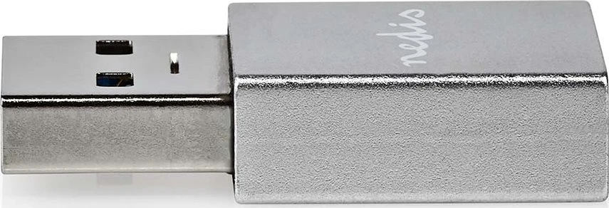 Adapteris USB Nedis CCTB60925AL USB-A - USB-C Sidabrinė (CCTB60925AL)