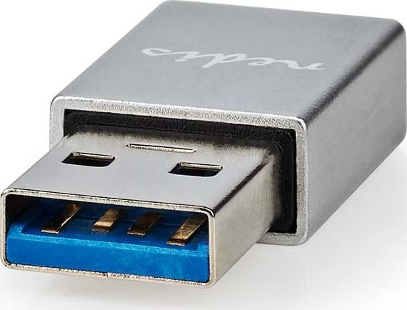 Adapteris USB Nedis CCTB60925AL USB-A - USB-C Sidabrinė (CCTB60925AL)