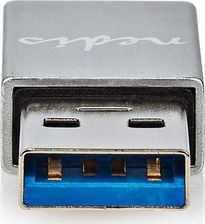 Adapteris USB Nedis CCTB60925AL USB-A - USB-C Sidabrinė (CCTB60925AL)