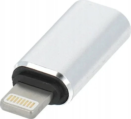 OEM adapteris C tipo (lizdas) į „Lightning“ (vyras) sidabrinis