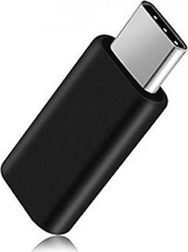 Oem Adapteris Micro USB (female) to Type C (male) juodas